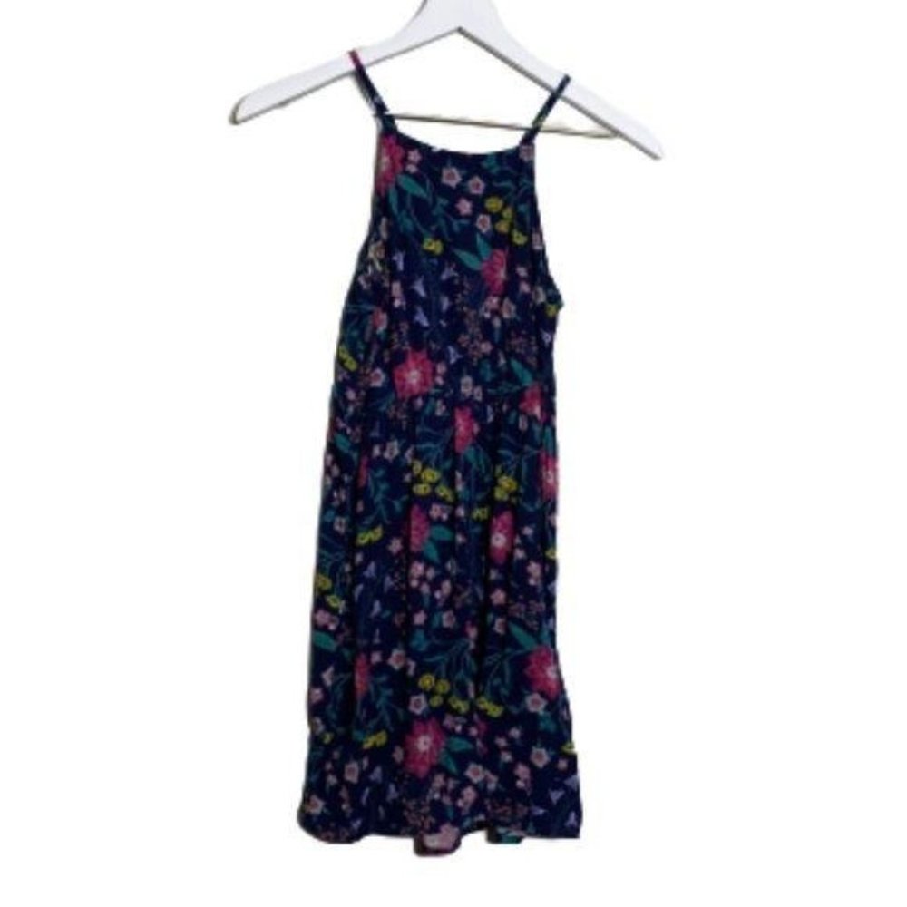 Woven Floral Summer Tank Dress L (10-12)